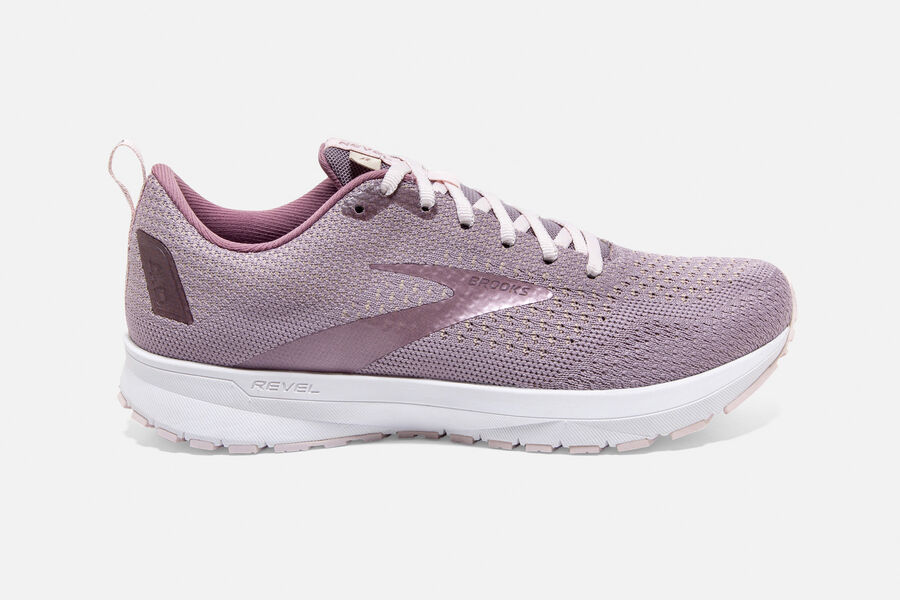 Brooks Revel 4 Road Löparskor Dam - Rosa - 1692-KICYD